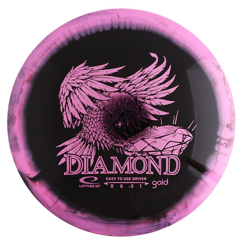 Gold Orbit Diamond - Inverted Stamp