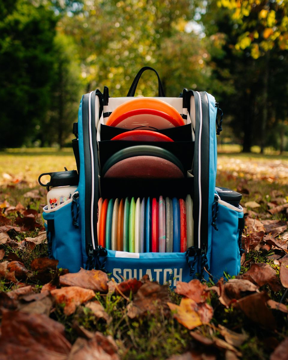 Squatch Disk Golf Bag Squatch Link Disc Golf Bag With Cooler (30+