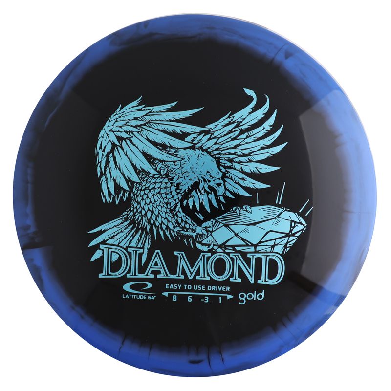 Gold Orbit Diamond - Inverted Stamp